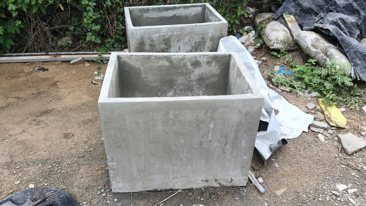 Square RCC Flowerpot
