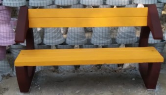 G Shape Garden Bench